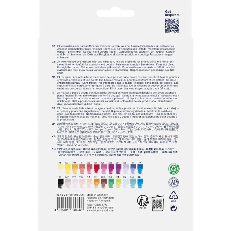 Faber-Castell Goldfaber Aqua Dual Marker 24er Etui